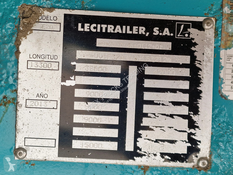 Semirimorchio Lecitrailer Guiton livestock...