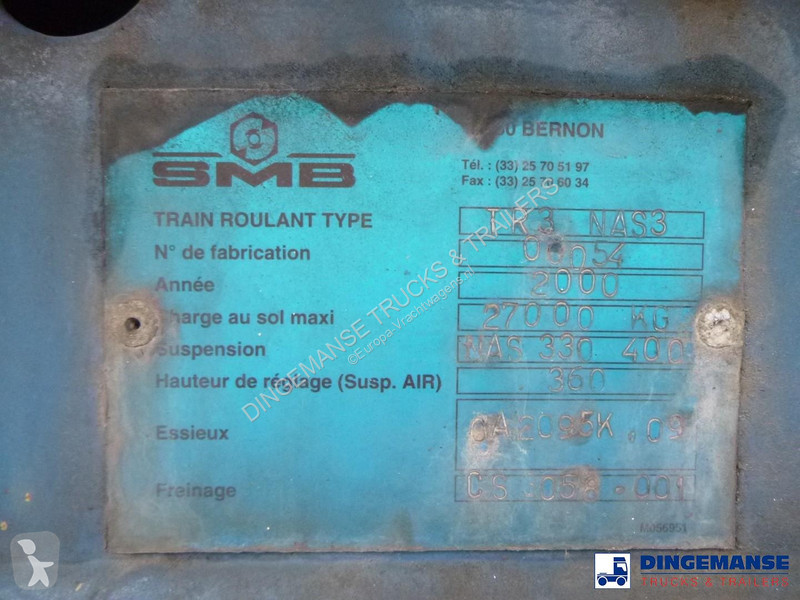 Oplegger Robine Gas tank steel 49.5 m3 / 1 comp...