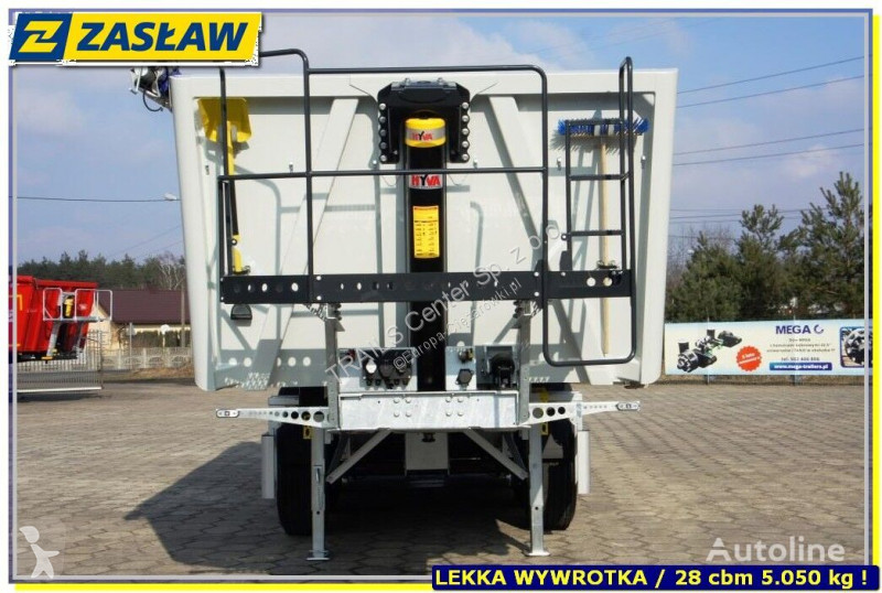 Semi remorque Zasław 28 m³ !! Light UP 4.990 kg...