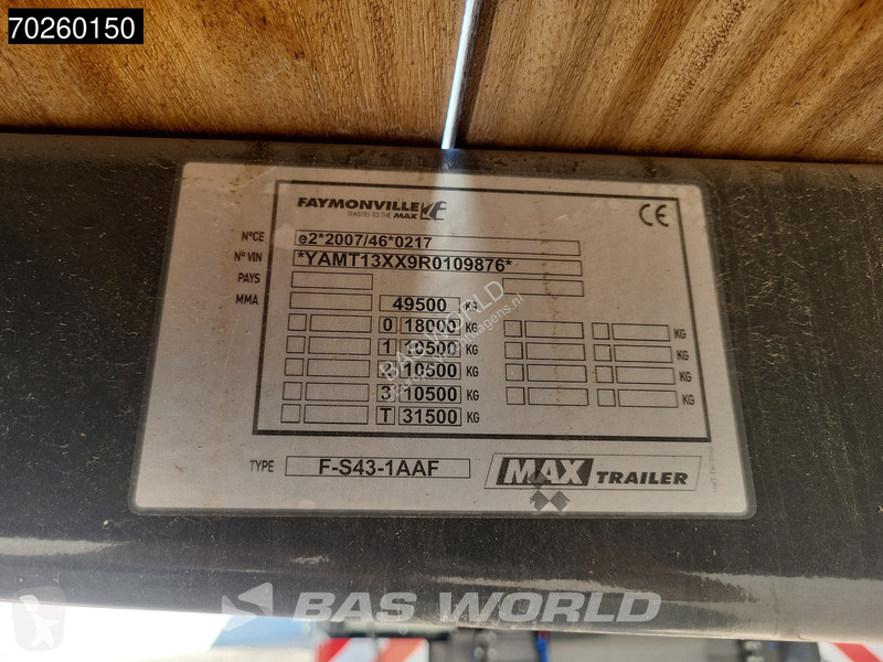 Semiremorca Faymonville MAX100-N-3A-9.30-RM 3...