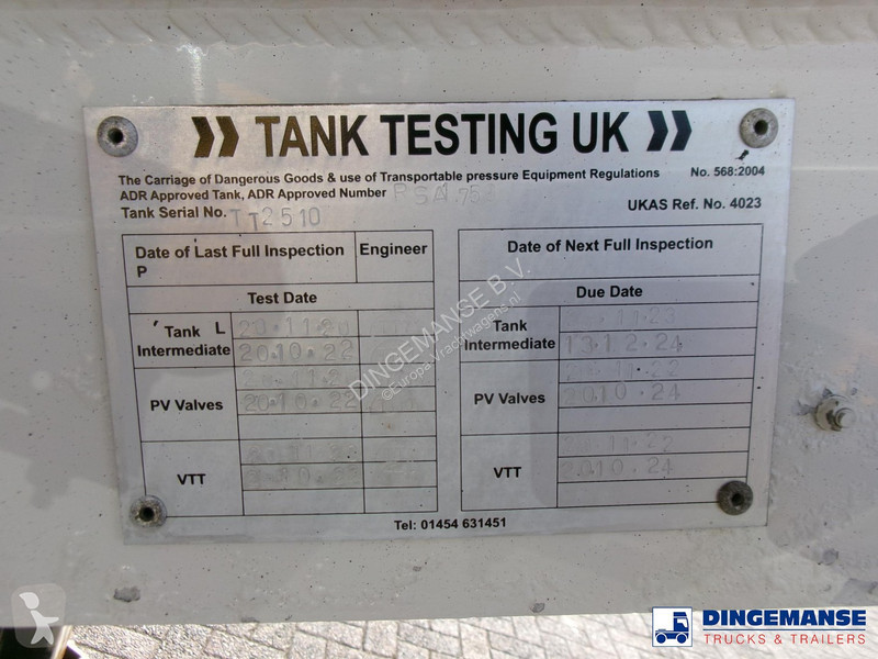 Semi reboque  Fuel tank alu 44.7 m3 / 6 comp +...