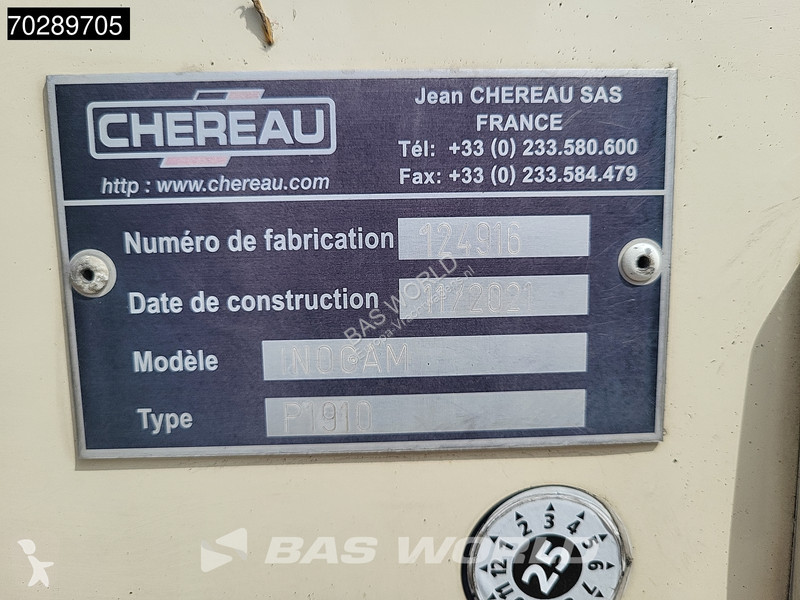 Semitrailer Chereau Thermo King A400 3 axles...
