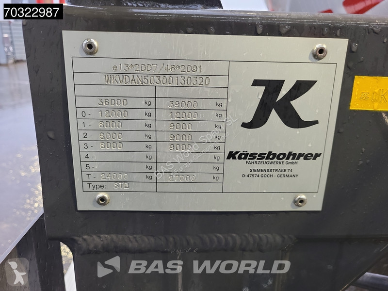 نصف مقطورة Kässbohrer STS 3 axles NEW! 32.000L...