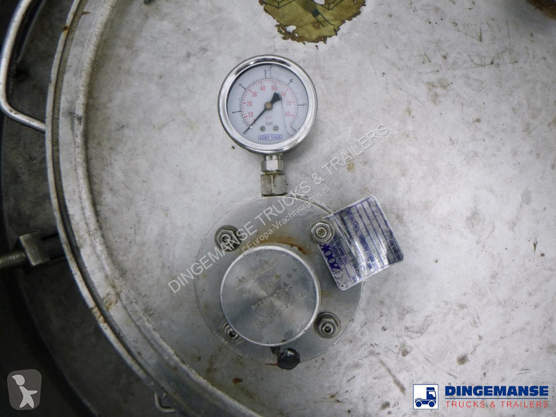Oplegger Magyar Chemical tank inox L4BH 32.5 m3...