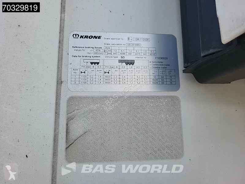 نصف مقطورة Krone IR 06/28 TÜV 05/27 Doppelstock...