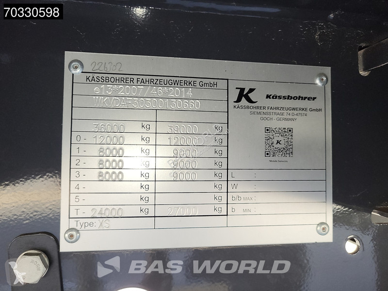 نصف مقطورة Kässbohrer K.SCX_NG /X / 120 - 12 /...