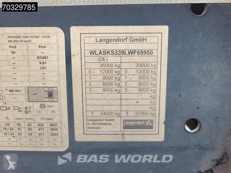Semitrailer Langendorf SKS-HS 24/30