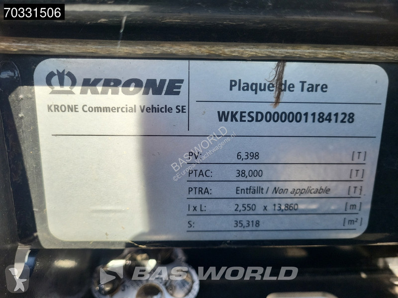 Oplegger Krone Lift Axle MOT 11/26