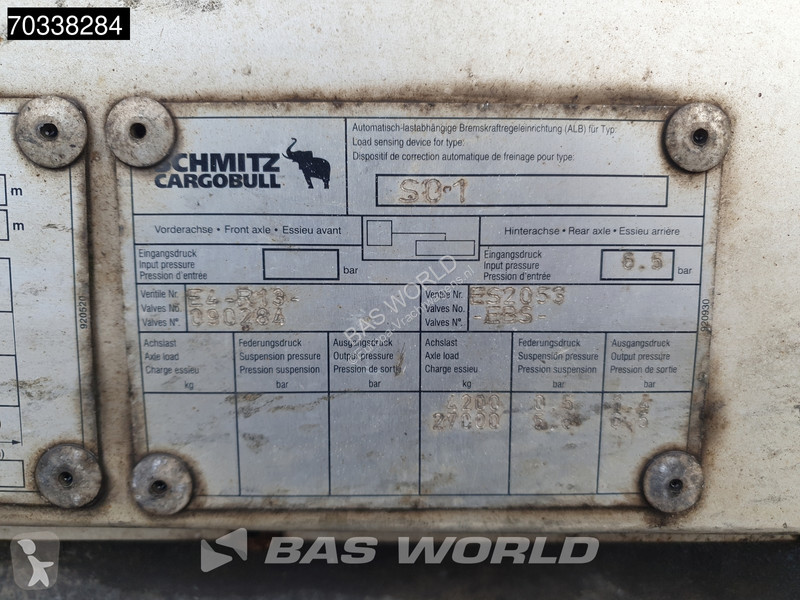 Schmitz Cargobull S01 3 axles 2x Liftas APK...