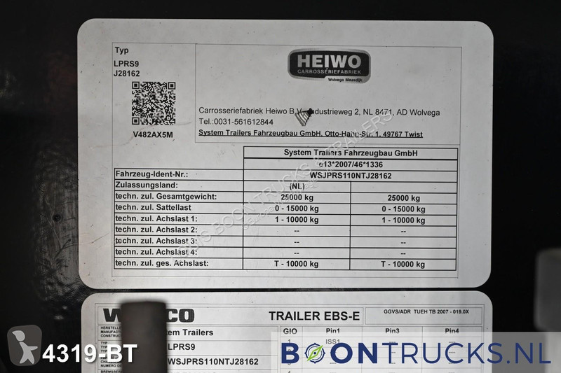 Návěs Heiwo LPRS9 OIL COLLECT TRAILER | LIQUID...