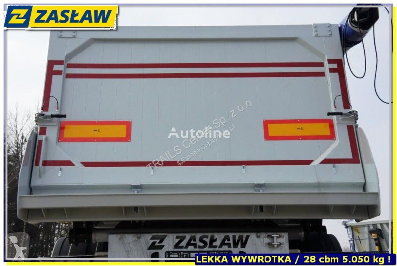 Semi remorque Zasław 28 m³ !! Light UP 4.990 kg...