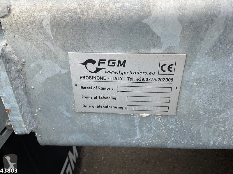 Oplegger FGM Truck Transport trailer Extendable...