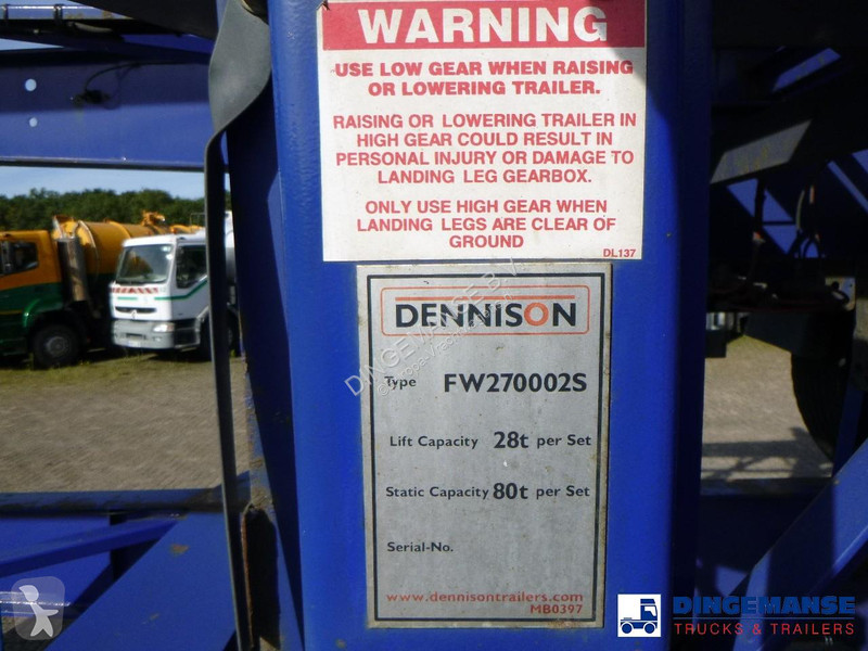 نصف مقطورة Dennison Stack - 3 x container...