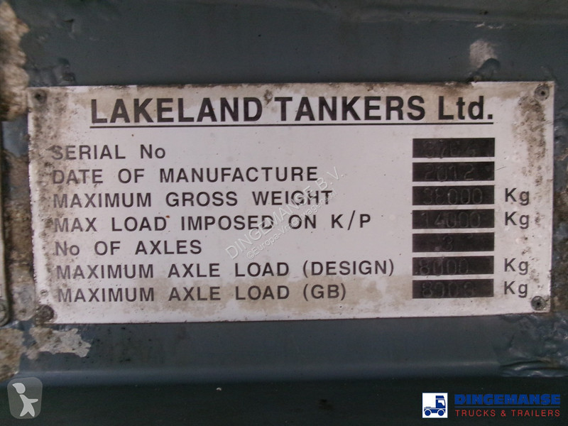 Semi reboque  Fuel tank alu 42.8 m3 / 6 comp +...