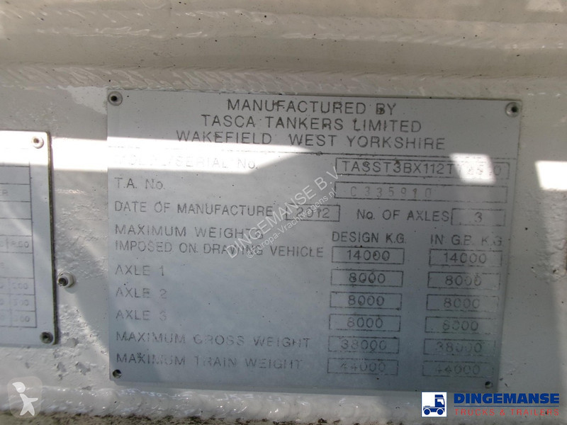 Semi reboque  Fuel tank alu 44.7 m3 / 6 comp +...