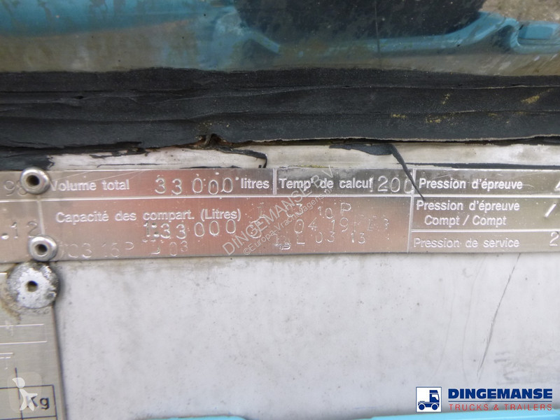 Semiremorca Magyar Chemical tank inox 33 m3 / 1...