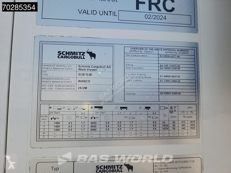 Semirimorchio Schmitz Cargobull Thermo King...