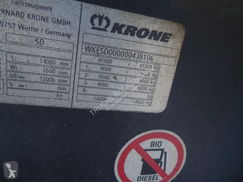 Semitrailer Krone 3x AXLE + THERMO KING SL400e...