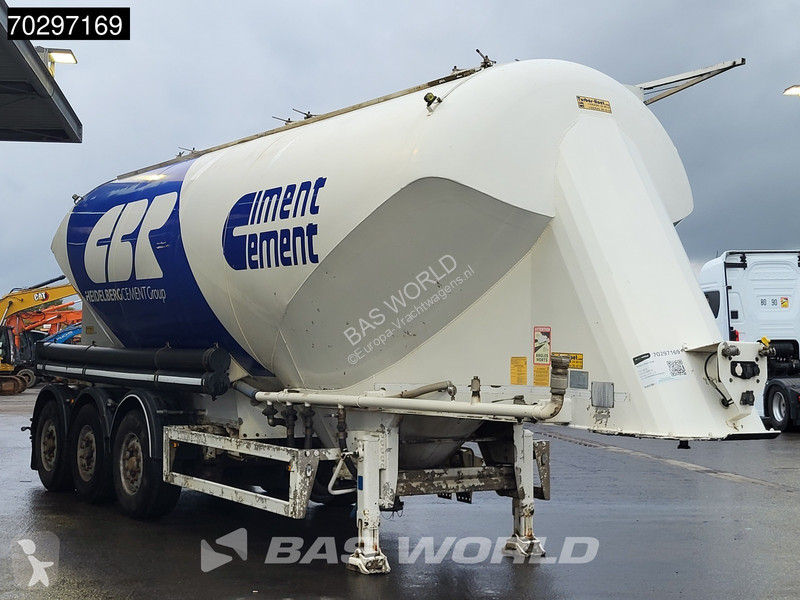 Semi remorque  SVM 39000L Liftachse Cement