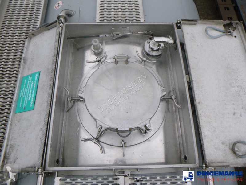 نصف مقطورة Van Hool Food tank inox 62 m3 / 3 comp