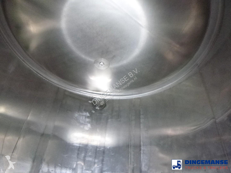 نصف مقطورة Van Hool Food tank inox 62 m3 / 3 comp