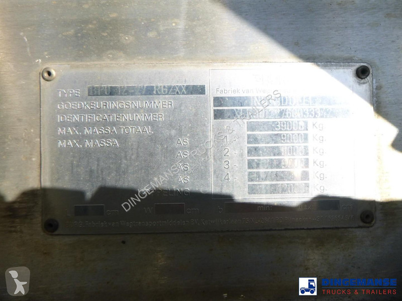 نصف مقطورة Burg Food / chemical tank inox L4BH...