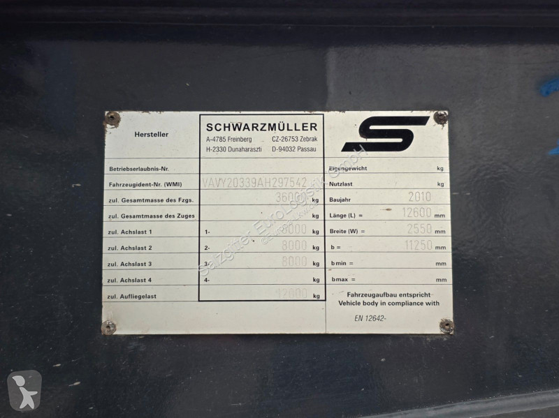 Semirimorchio Schwarzmüller Y203 / Liftachse /...