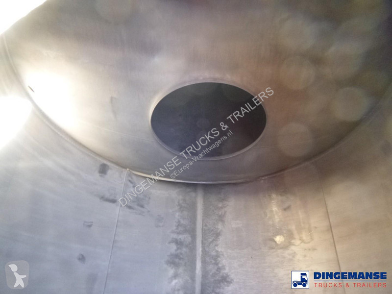 Félpótkocsi Magyar Chemical tank inox L4BH 33.3...