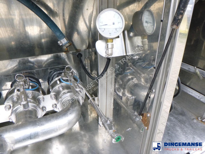 نصف مقطورة Van Hool Food tank inox 36 m3 / 4...