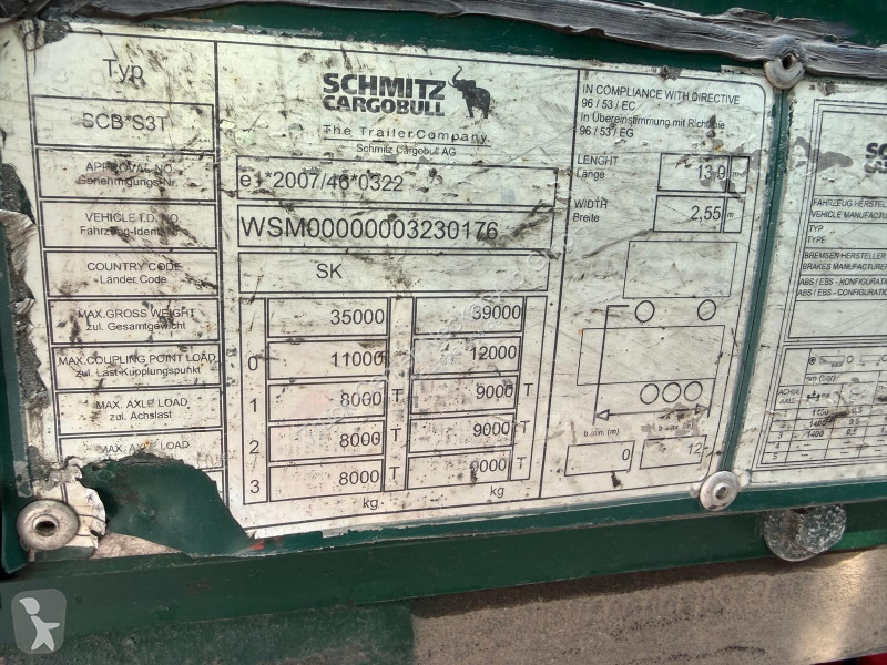 نصف مقطورة Schmitz Cargobull   3 Achs Mega...