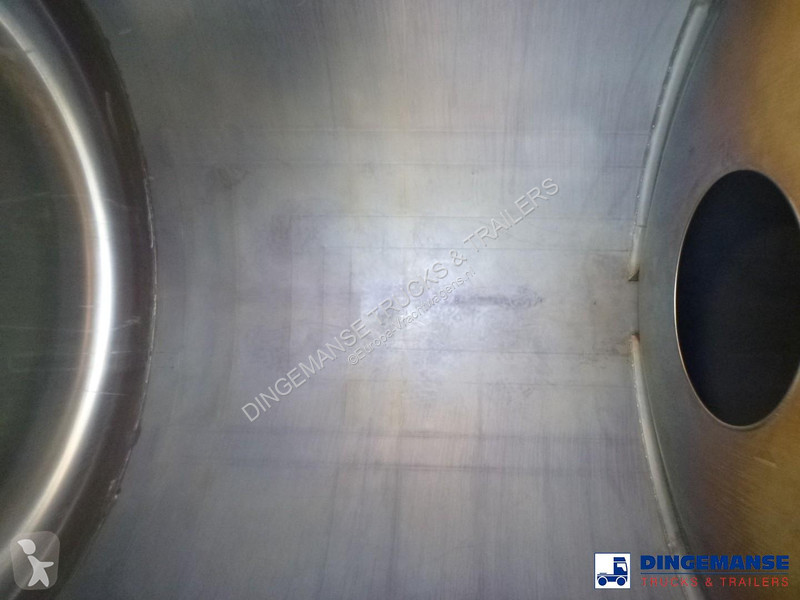 Félpótkocsi  Chemical tank inox 37.5 m3 / 1...