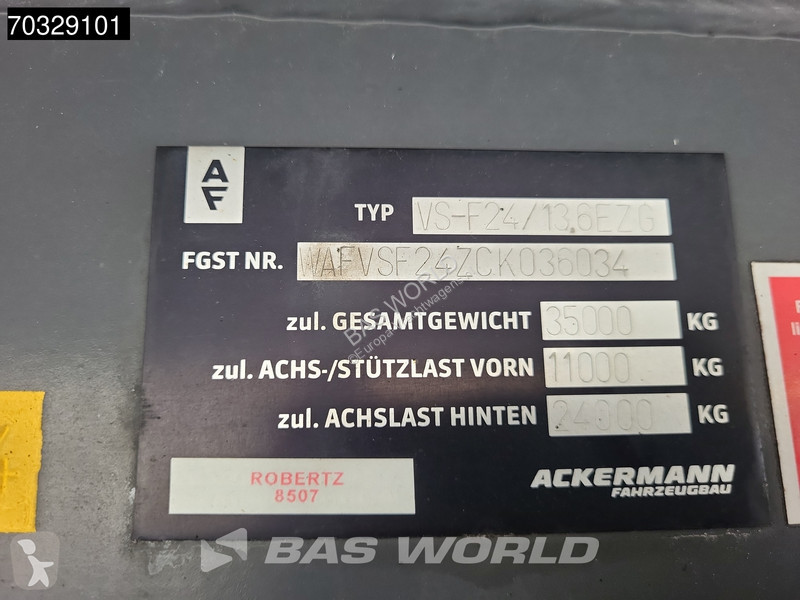 نصف مقطورة Ackermann VS-F 24/13.6 3 axles...