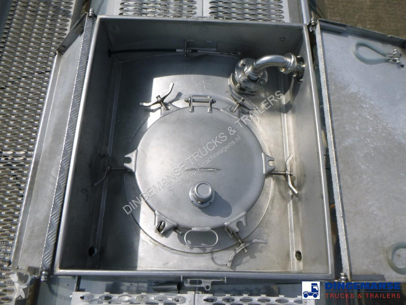 نصف مقطورة Van Hool Food tank inox 28 m3 / 1 comp