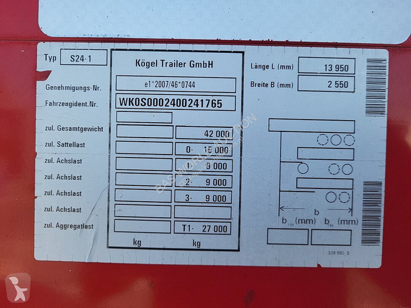 Semirremolque Kögel S24-1