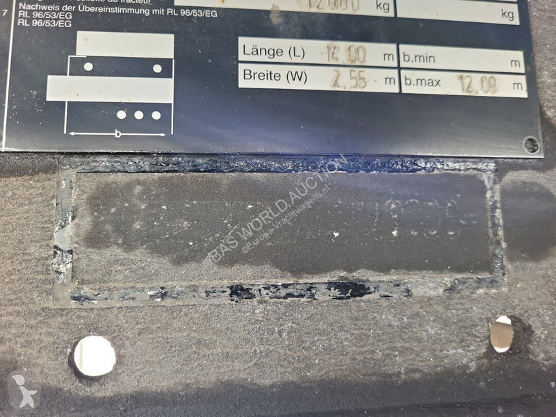 Semiremorca H&W HWDKSS38