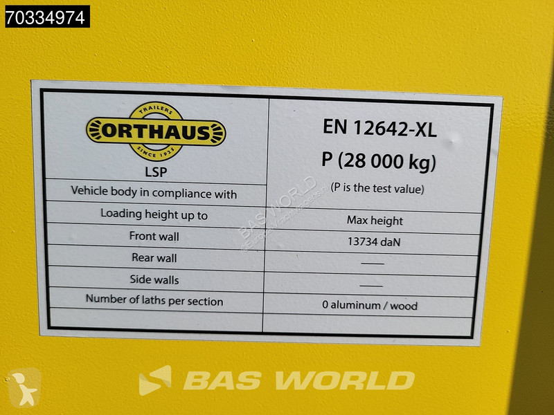 Orthaus A3 3 axles NEW Open SAF Lift Axle...