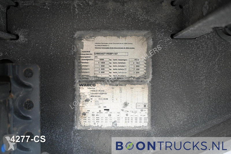 Oplegger  S342T | KOOIAAP * 2x STUURAS * LIFTAS...