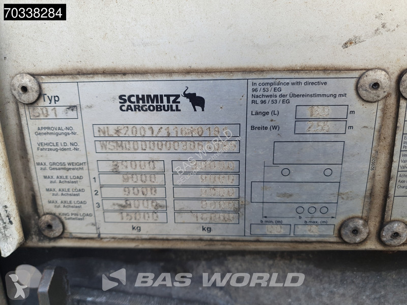 Schmitz Cargobull S01 3 axles 2x Liftas APK...