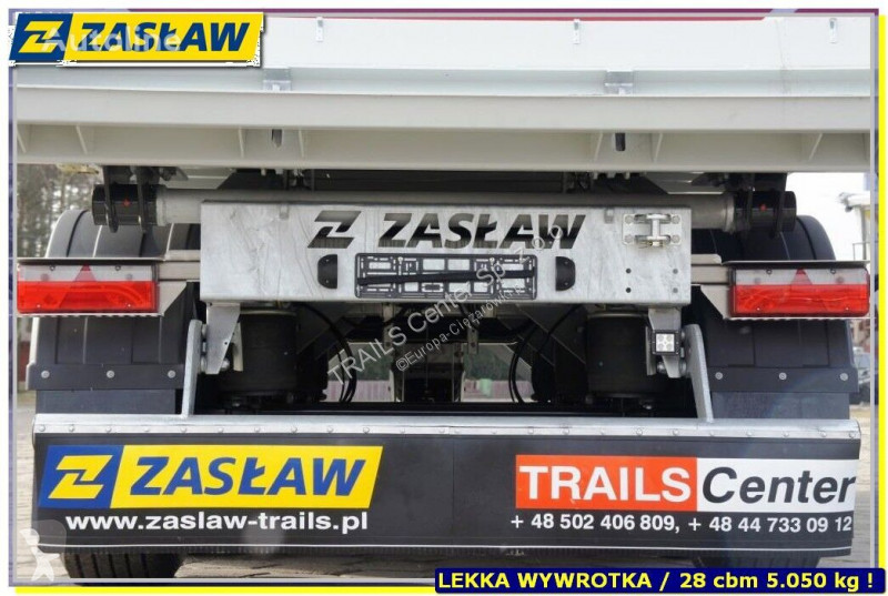 Semi remorque Zasław 28 m³ !! Light UP 4.990 kg...