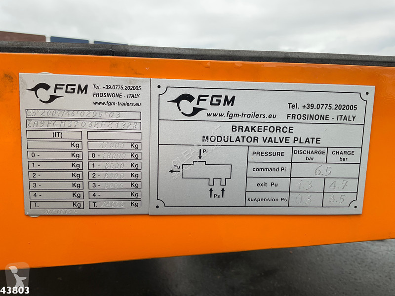 Oplegger FGM Truck Transport trailer Extendable...
