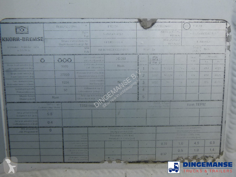 Semi reboque Feldbinder Powder tank alu alu 49...