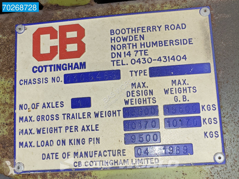Semi reboque  CB 19615 Race Tailgate Motorsport...