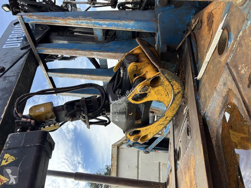 Semitrailer Diebolt  grue avec grappin rotatif