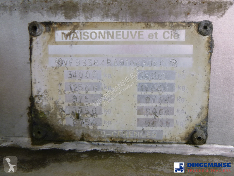 Semiremorca Maisonneuve Chemical tank inox 26...