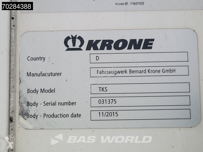 Semi reboque Krone Carrier Vector 1950Mt 3...