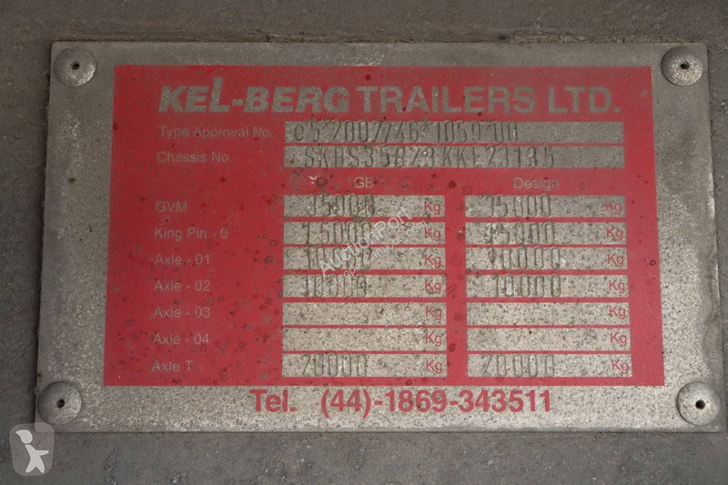 Semirremolque Kel-Berg TFSSL18-TR-ISO