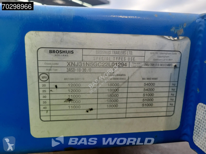 Maskinbæreren Broshuis 3ASD-18-30/0 Lift +...