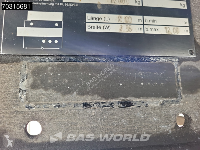 نصف مقطورة H&W HWDKSS38 3 axles APK 05/26 Lift...