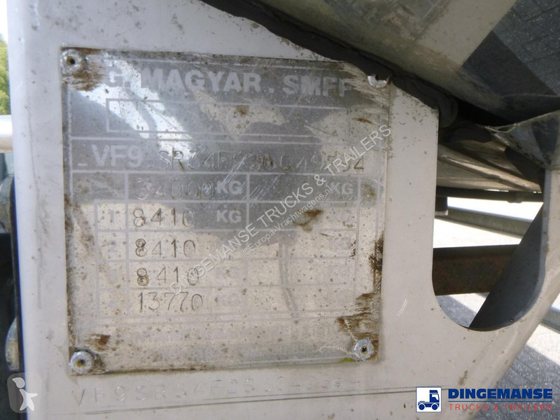 نصف مقطورة Magyar Chemical tank inox L4BH 32.5...