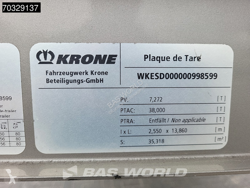 Oplegger Krone Palletenkasten Lift Axle